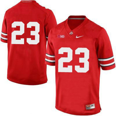 Men's NCAA Ohio State Buckeyes Only Number #23 College Stitched Authentic Nike Red Football Jersey JI20E10LI